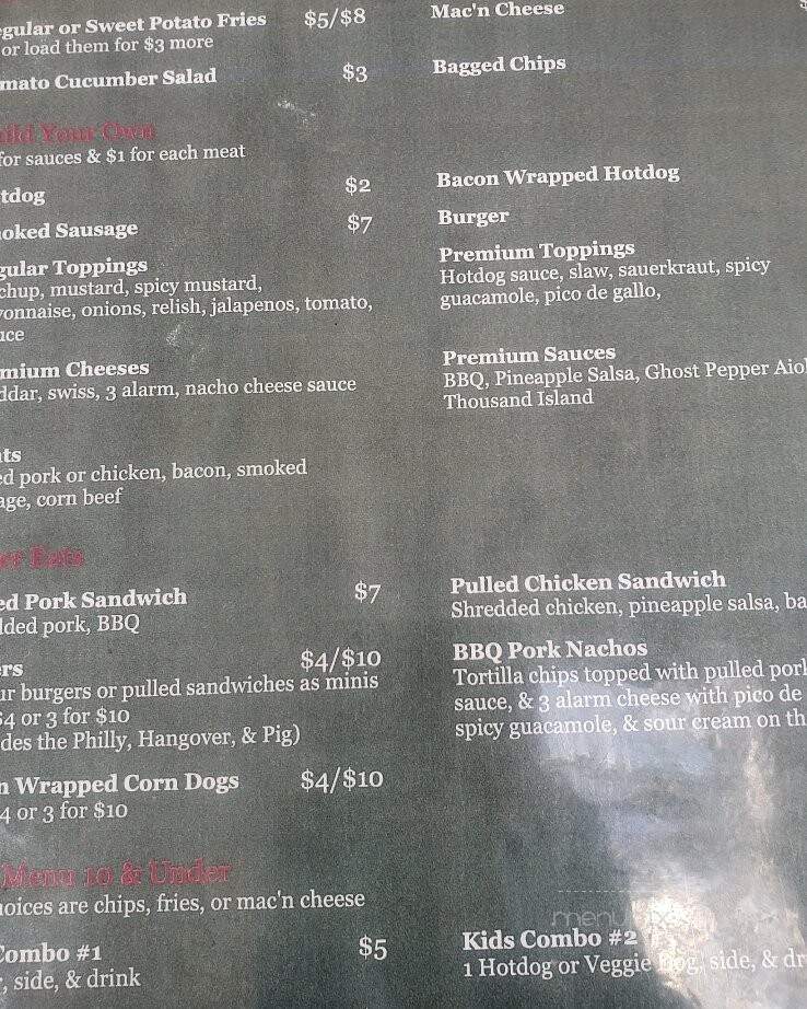 Hot Dog Willy's - Parkersburg, WV menu_pic