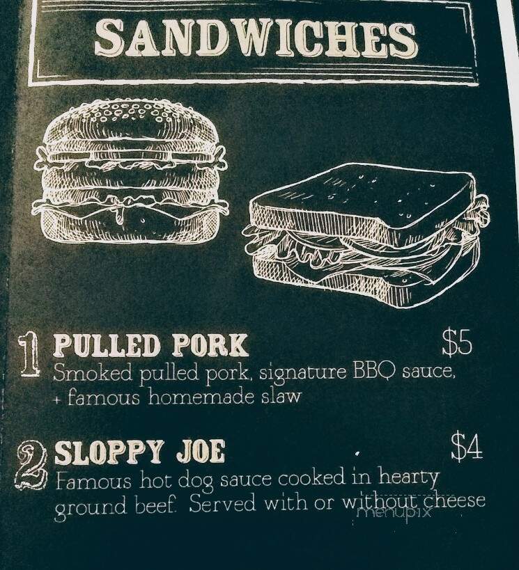 Hot Dog Willy's - Parkersburg, WV menu_pic