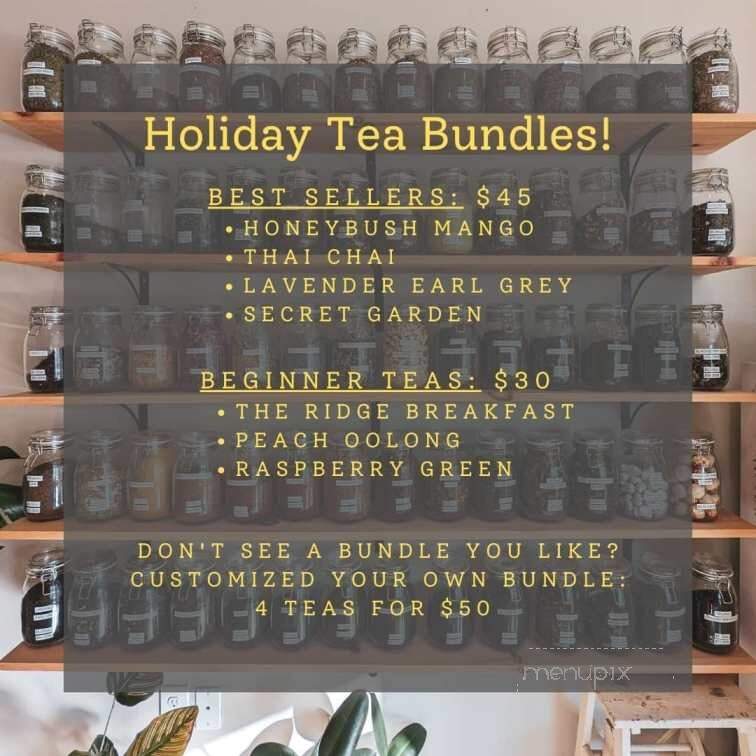 The Ridge Tea & Spice Shop - New Paltz, NY menu_pic
