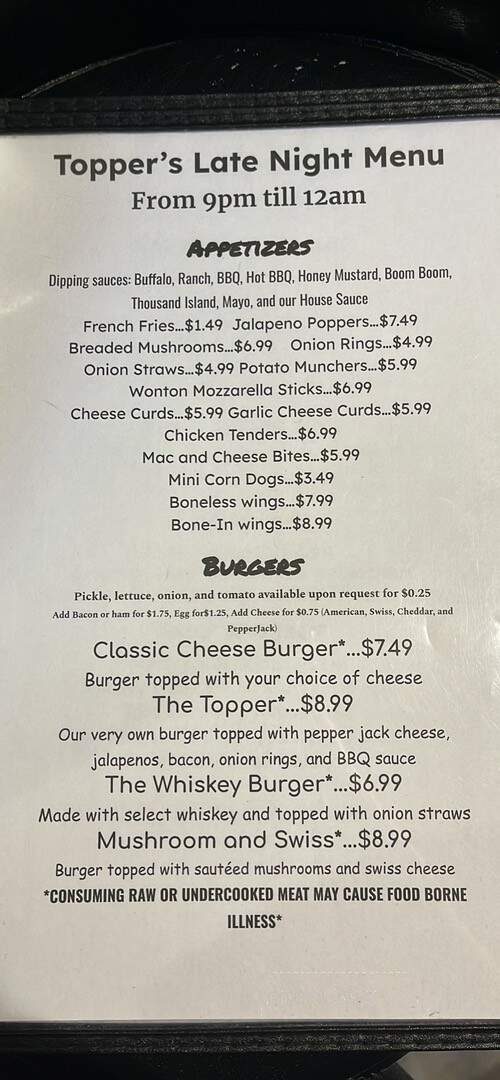 Topper's Tap - Beaver Dam, WI