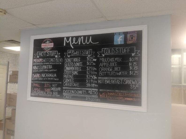 Main Street Bakery - Hopkins, MI menu_pic