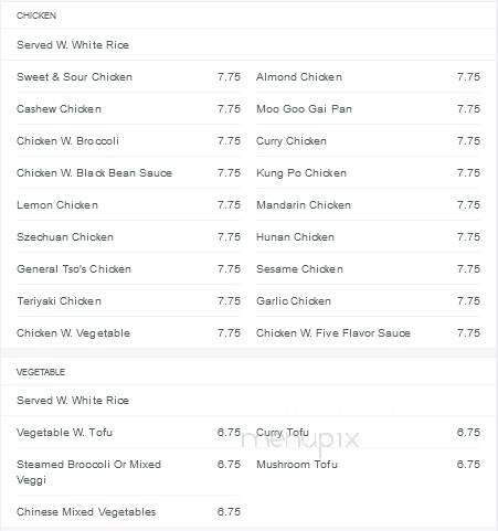 King Buffet Restaurant - Conneaut, OH menu_pic