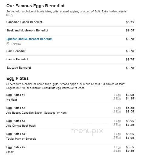 Joey's Cafe - Port St Lucie, FL menu_pic