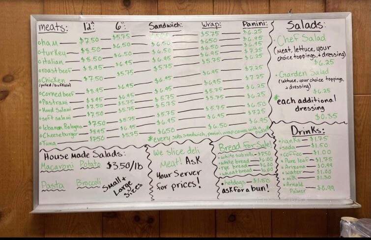 Dream Cream Cafe - Elkland, PA menu_pic