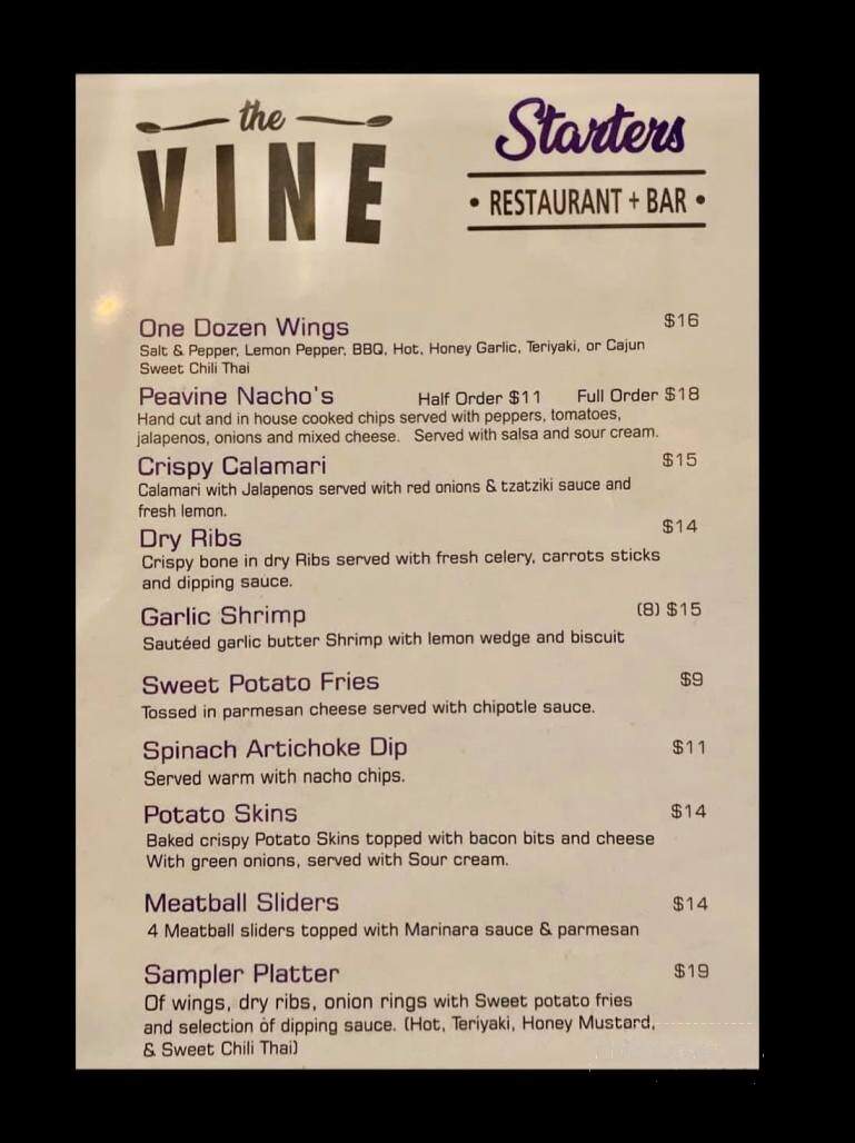 The Vine Restaurant and Bar - High Prairie, AB
