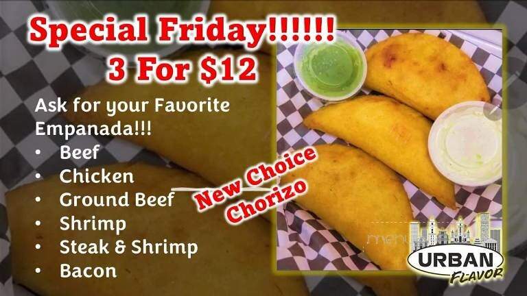 Urban Flavor - Newton, NC menu_pic