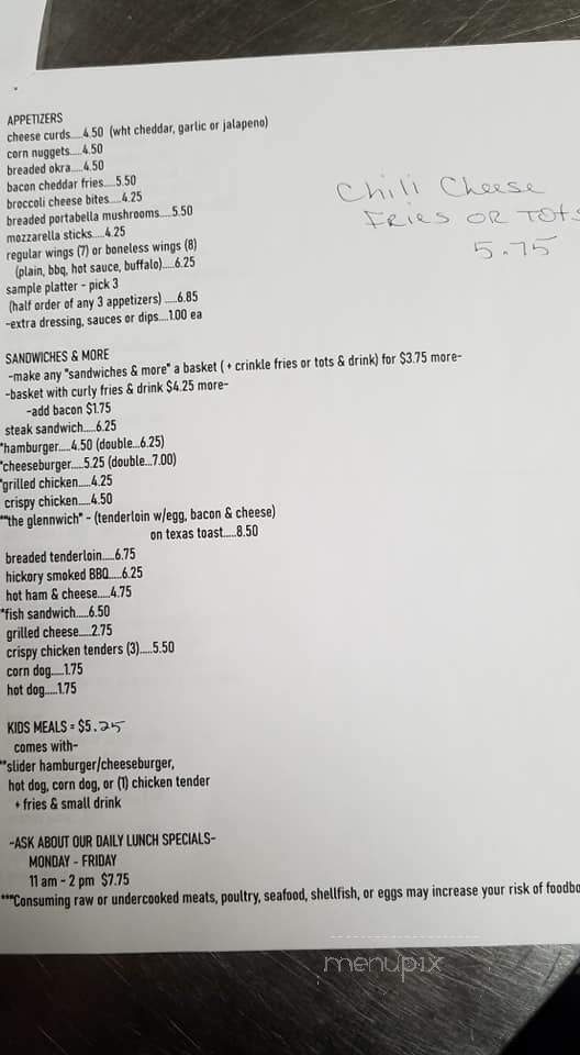 Mom's Diner - Oakland City, IN menu_pic