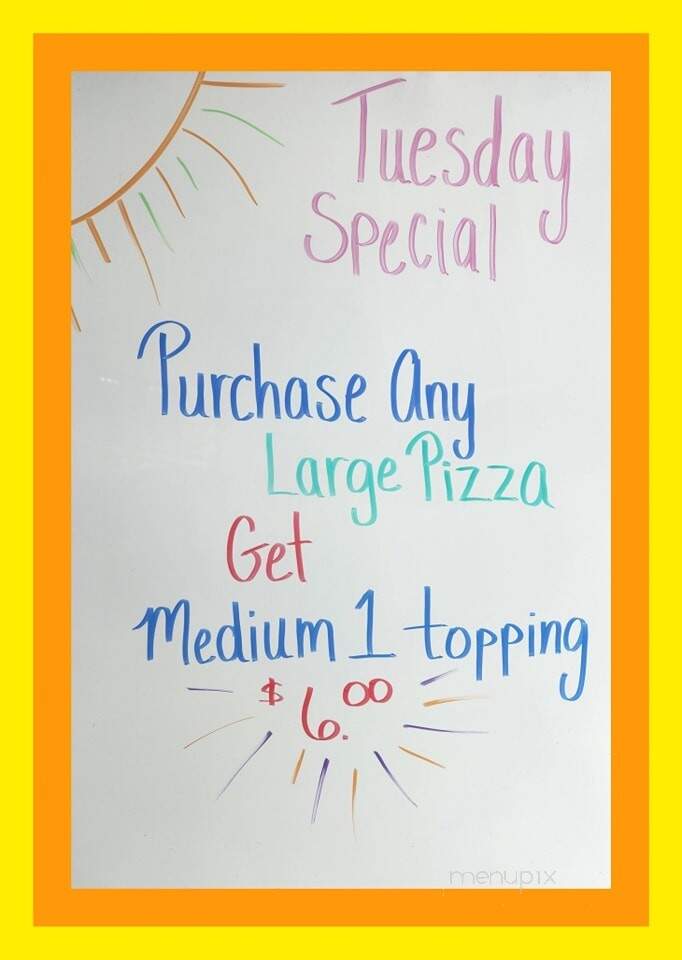 Trax Pizza Company - Winfield, MO menu_pic