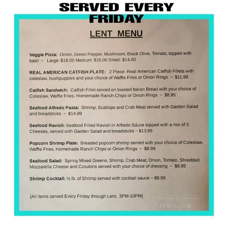Trax Pizza Company - Winfield, MO menu_pic