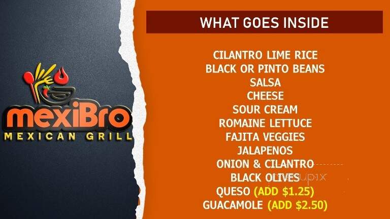 MexiBro Mexican Grill - Clinton, IA menu_pic
