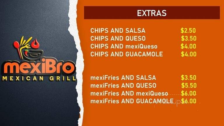 MexiBro Mexican Grill - Clinton, IA menu_pic