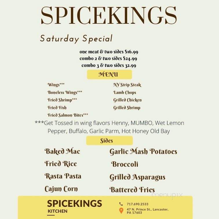 Spice Kings Kitchen - Lancaster, PA