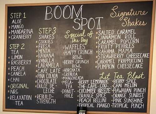 Boom Spot - La Puente, CA menu_pic