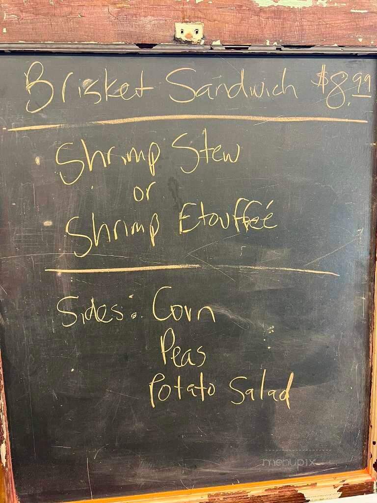 Cajun Corner Cafe - Saint Martinville, LA menu_pic