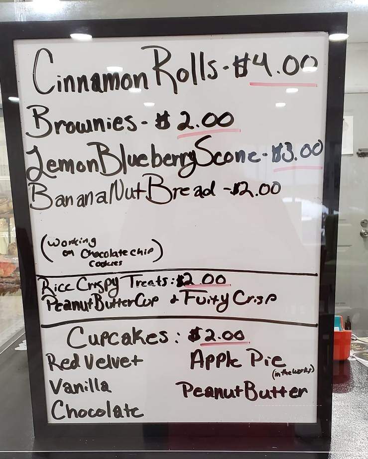 Casey's Cakes & Cookies - Charleston, WV menu_pic