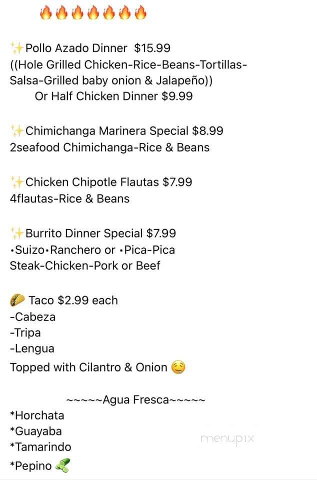 El Rio Authentic Mexican Restaurant - Momence, IL menu_pic