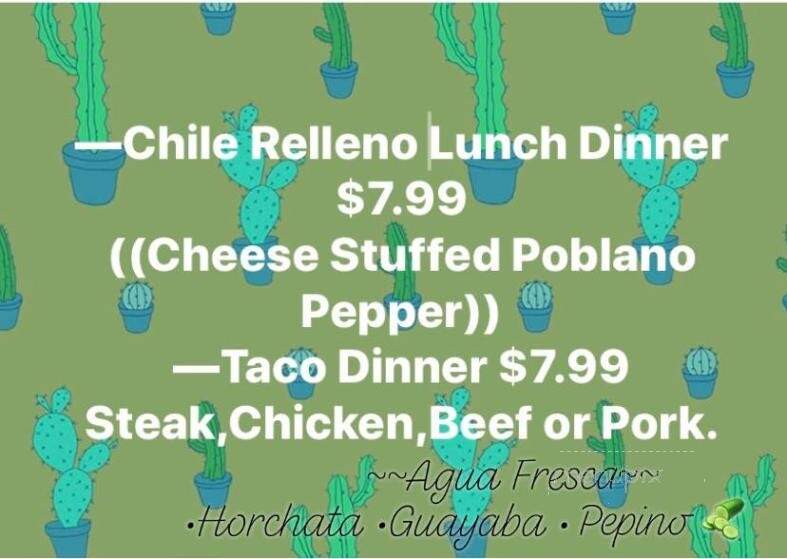El Rio Authentic Mexican Restaurant - Momence, IL menu_pic