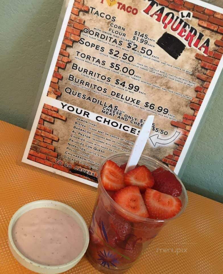 La Taqueria - Gilmer, TX menu_pic