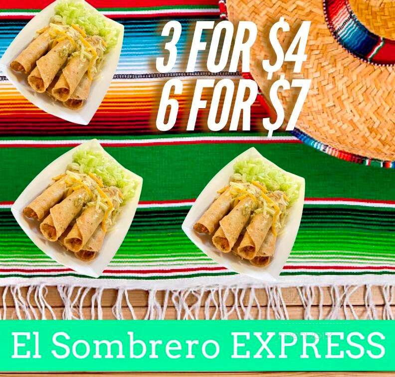 El Sombrero Express - Dover, DE menu_pic