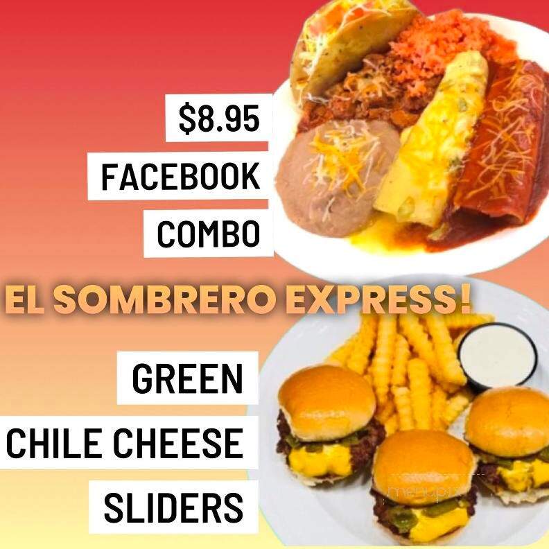 El Sombrero Express - Dover, DE menu_pic
