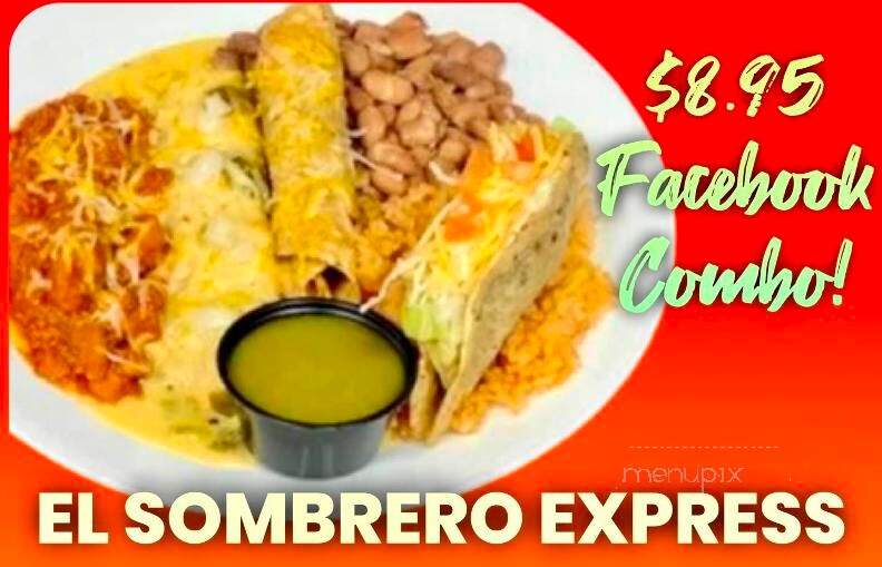 El Sombrero Express - Dover, DE menu_pic