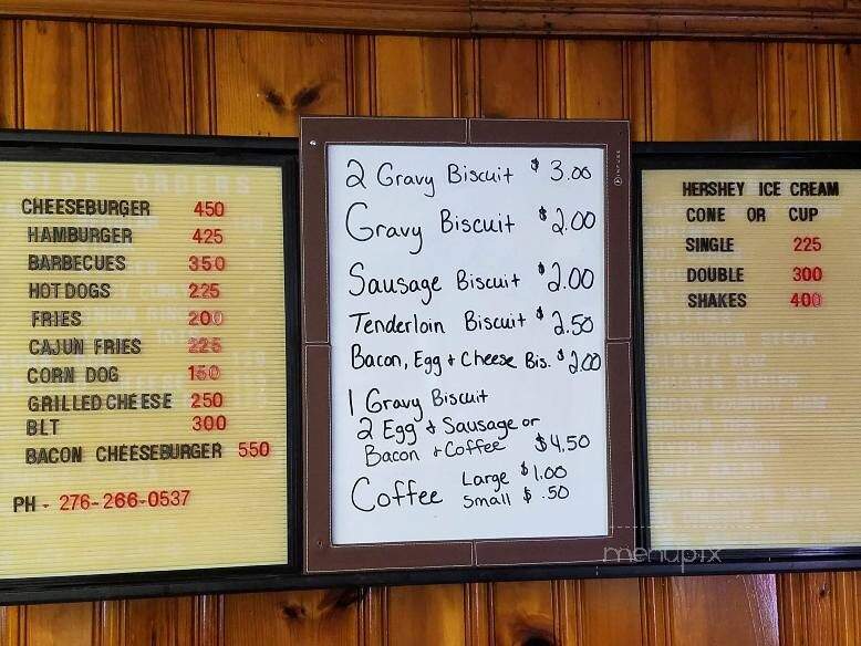 Brushy Mountain Outpost - Bland, VA menu_pic