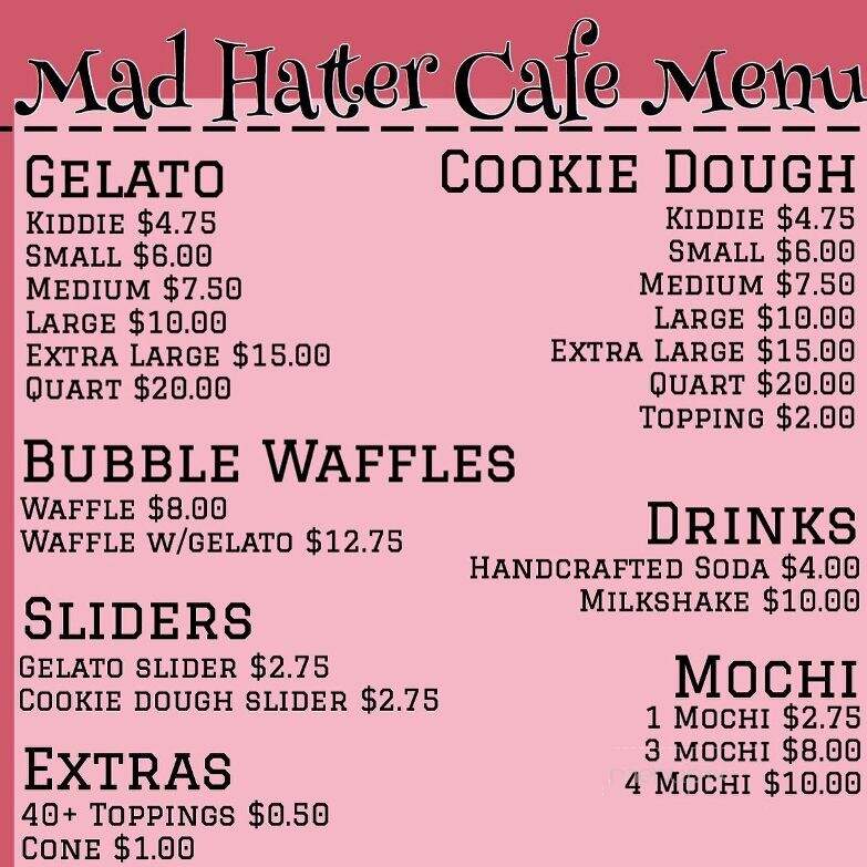 Mad Hatter Cafe - Colchester, CT