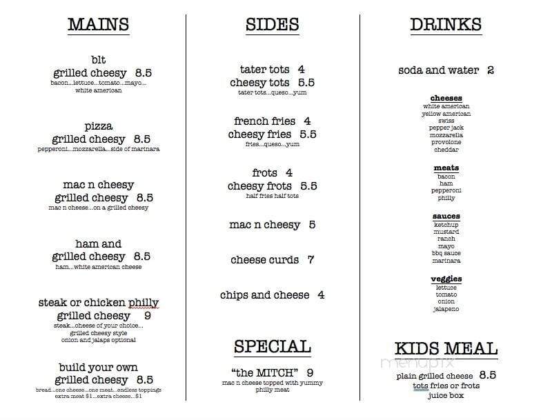 Cheese Life - Omaha, NE menu_pic