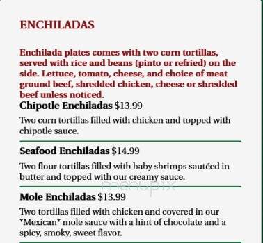 Casa Cortes Mexican Restaurant - Dacono, CO menu_pic