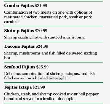 Casa Cortes Mexican Restaurant - Dacono, CO menu_pic