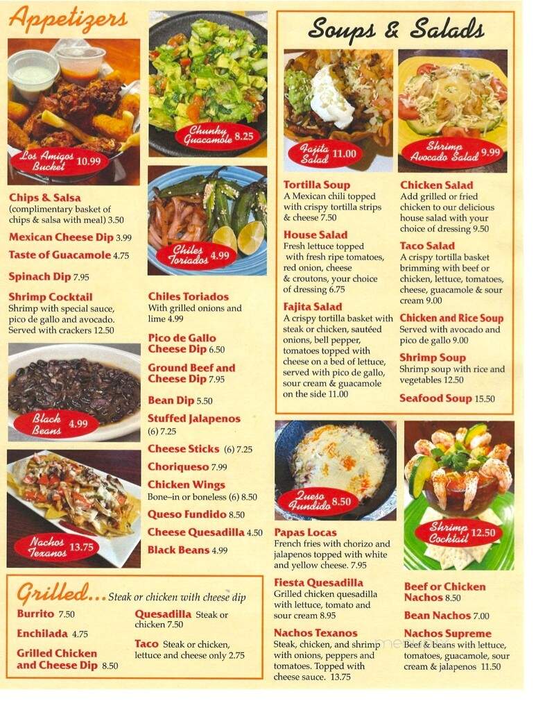 Los Amigos Mexican American & Bar - Kokomo, IN menu_pic