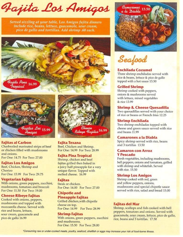 Los Amigos Mexican American & Bar - Kokomo, IN menu_pic