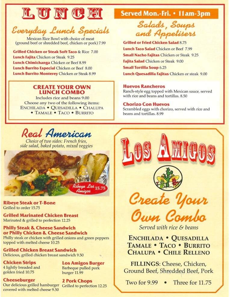 Los Amigos Mexican American & Bar - Kokomo, IN menu_pic