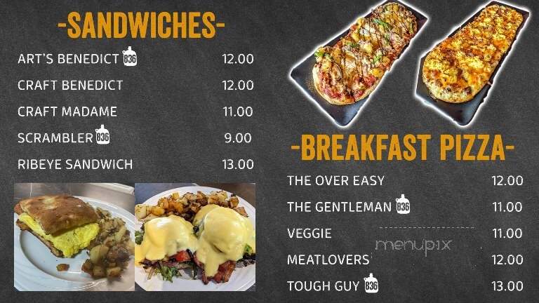Craft 836 Canteen - Watertown, NY menu_pic