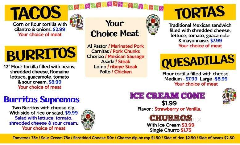 Takito Place - Louisville, KY menu_pic