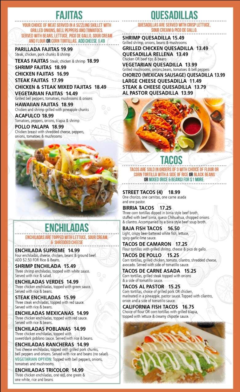 Casa Mezcal - Elkton, MD menu_pic