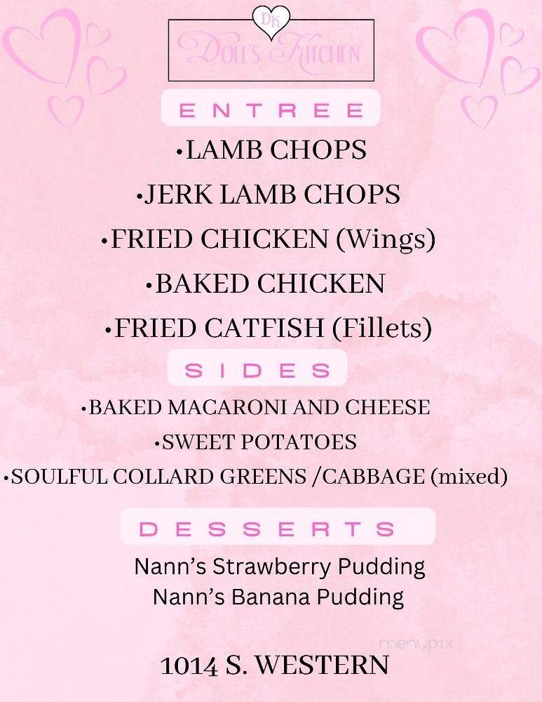 Doll's Kitchen and Catering - Chicago, IL menu_pic