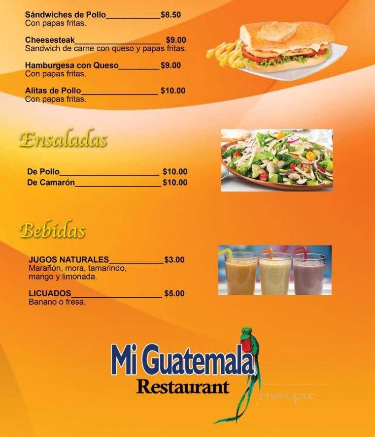 Mi Guatemala Bakery - Plainfield, NJ menu_pic