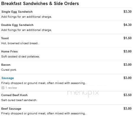Pete's Hot Dog Shop - Bethlehem, PA menu_pic