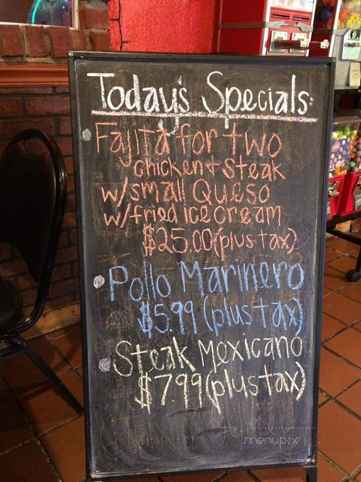 La Estancia - Red Bay, AL menu_pic