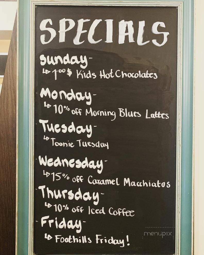 Prairie Grounds Coffee House - Langdon, AB menu_pic