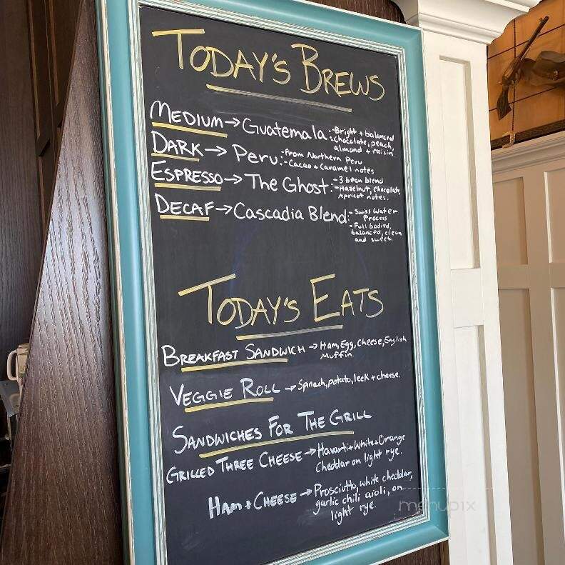 Prairie Grounds Coffee House - Langdon, AB menu_pic