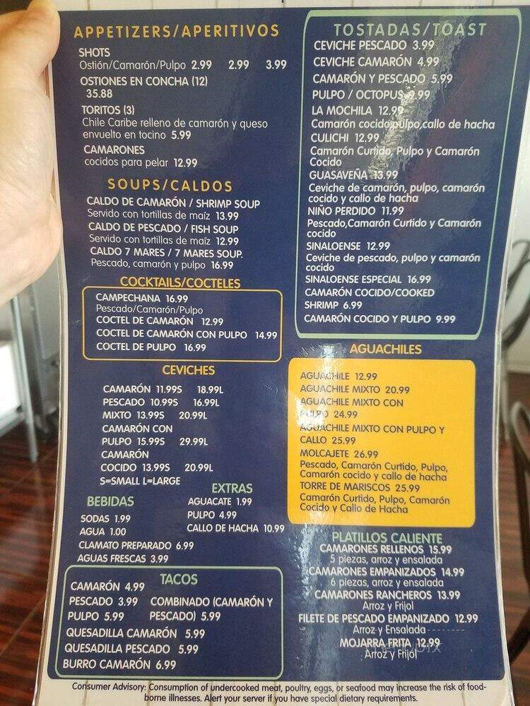 El Sinaloense - Hereford, TX menu_pic