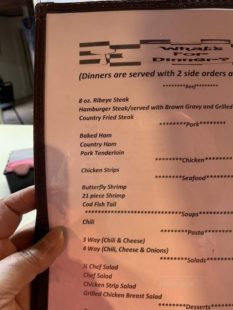 Mawmaw's Kitchen - Owenton, KY menu_pic