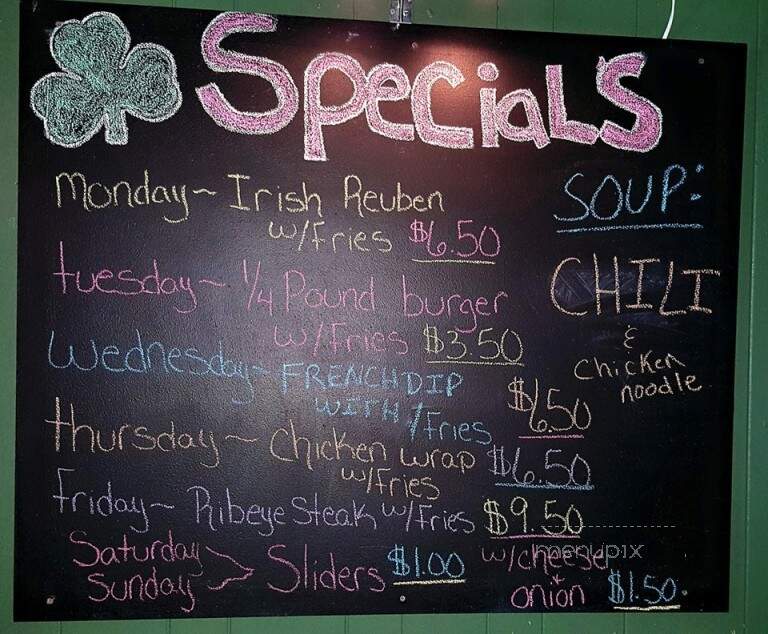 Duffy's Den - Detroit, MI menu_pic
