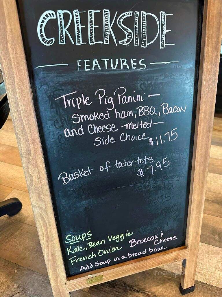 Creekside Cafe & Market - Hayes, VA menu_pic