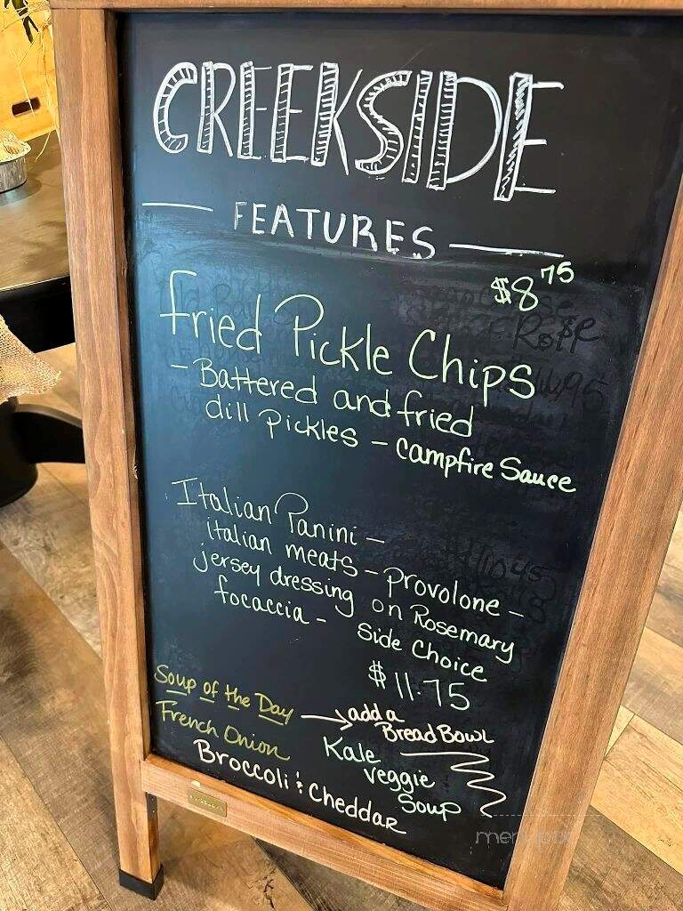 Creekside Cafe & Market - Hayes, VA menu_pic