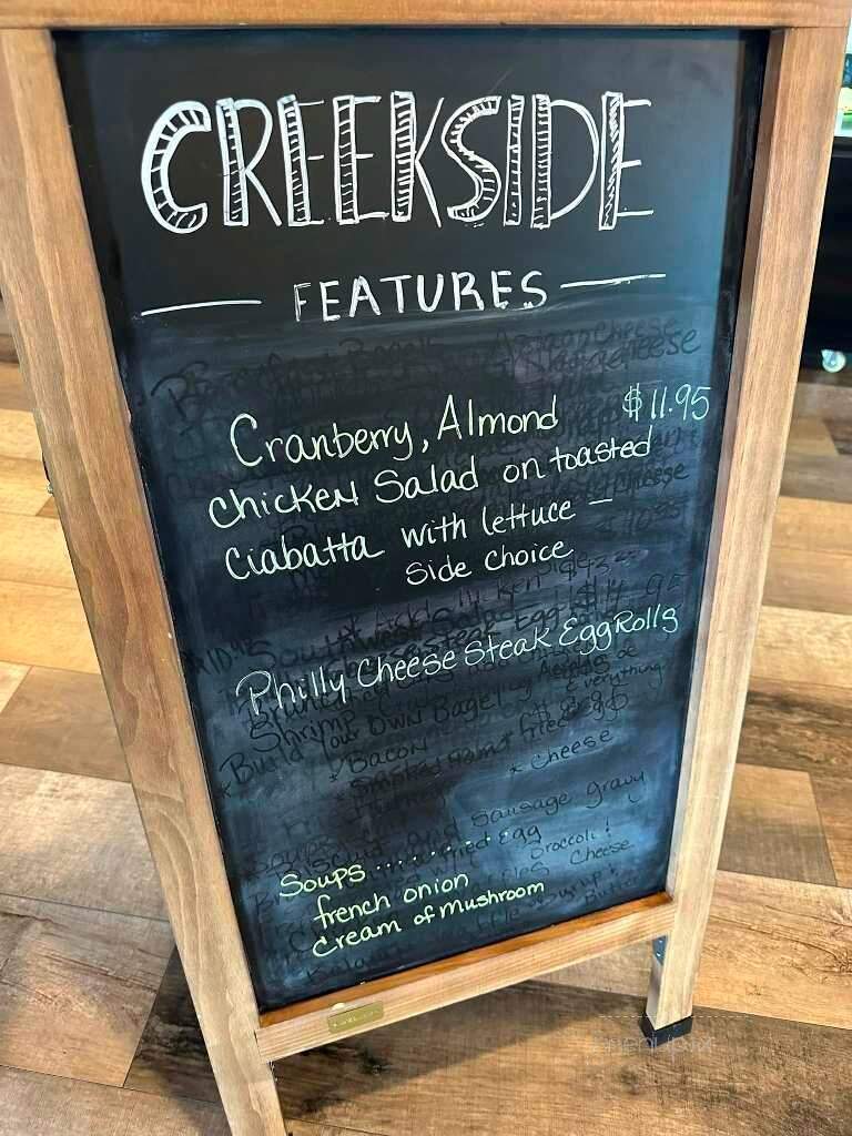 Creekside Cafe & Market - Hayes, VA menu_pic