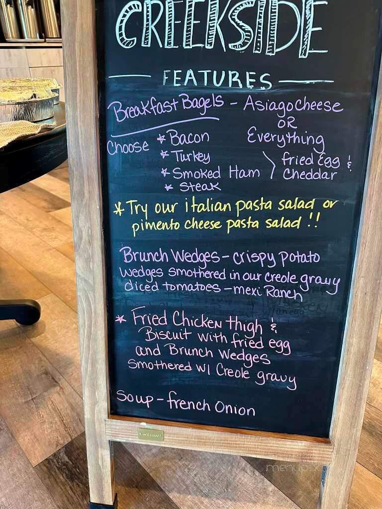 Creekside Cafe & Market - Hayes, VA menu_pic