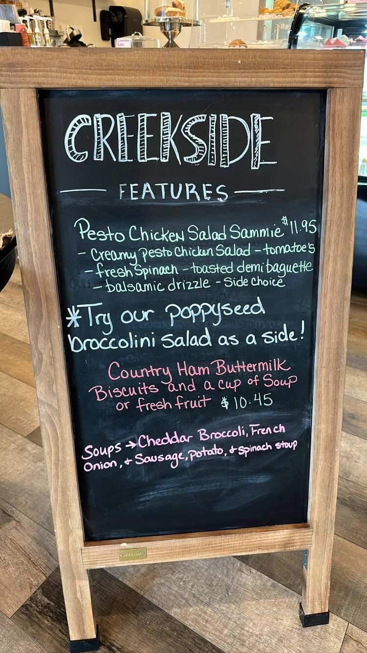 Creekside Cafe & Market - Hayes, VA menu_pic